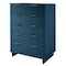 Manhattan Comfort Granville 45.27 Tall Dresser in Midnight Blue DR-5024 - alternate 4